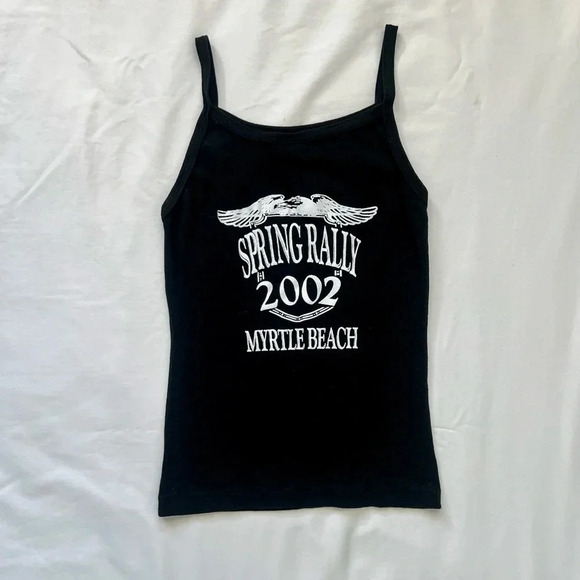 Vintage Y2K Lady Rider Biker Tank Top - Picture 4 of 7